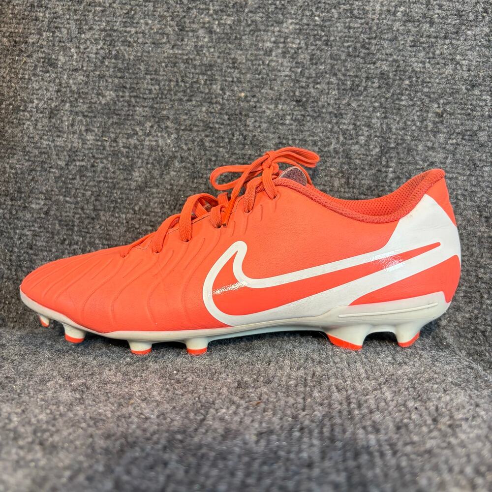Nike Tiempo Legend 10 Club FG/MG Soccer Football Cleats Hot Lava Orange Men 8.5